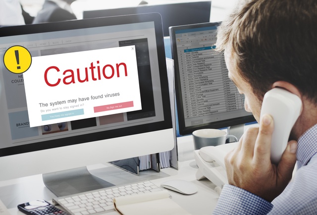 Exclamation Warning Caution Popup Concept