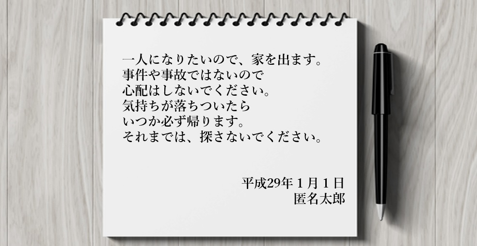 失踪宣告書